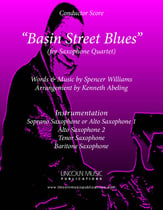 Basin Street Blues (for Saxophone Quartet SATB or AATB) P.O.D cover